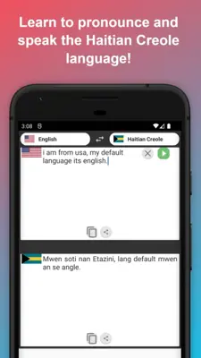 English to Haitian Creole Translator android App screenshot 1